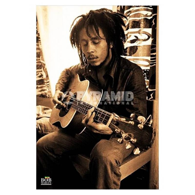 PYRAMID INTERNATIONAL - Poster Maxi Bob Marley -Sepia