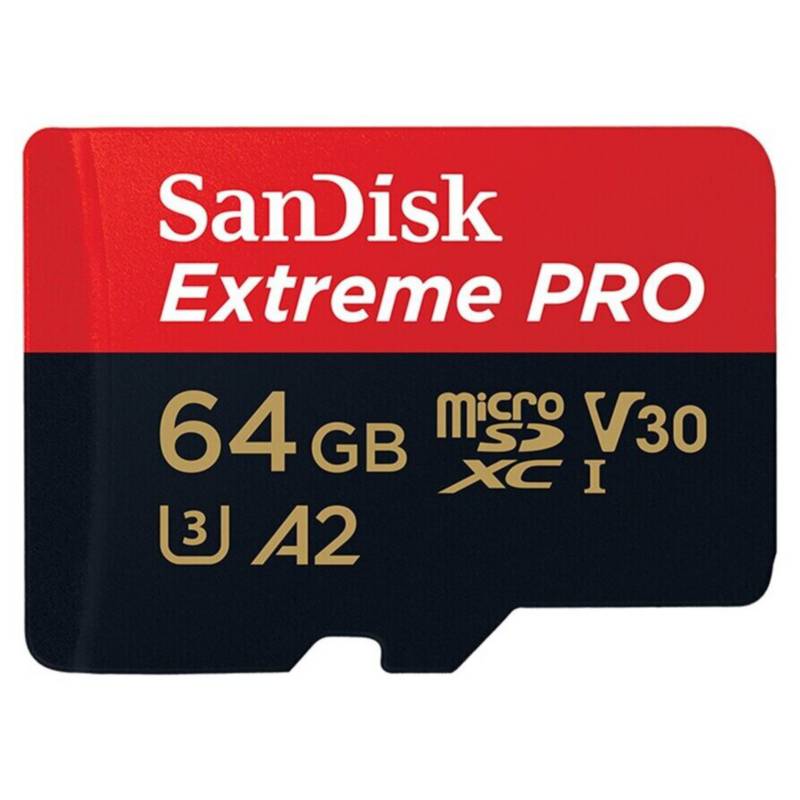SANDISK - SanDisk microSD 64GB Extreme Pro