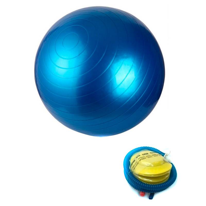 Balón De Yoga Easyfitness 75 Cm Pelota Pilates Azul