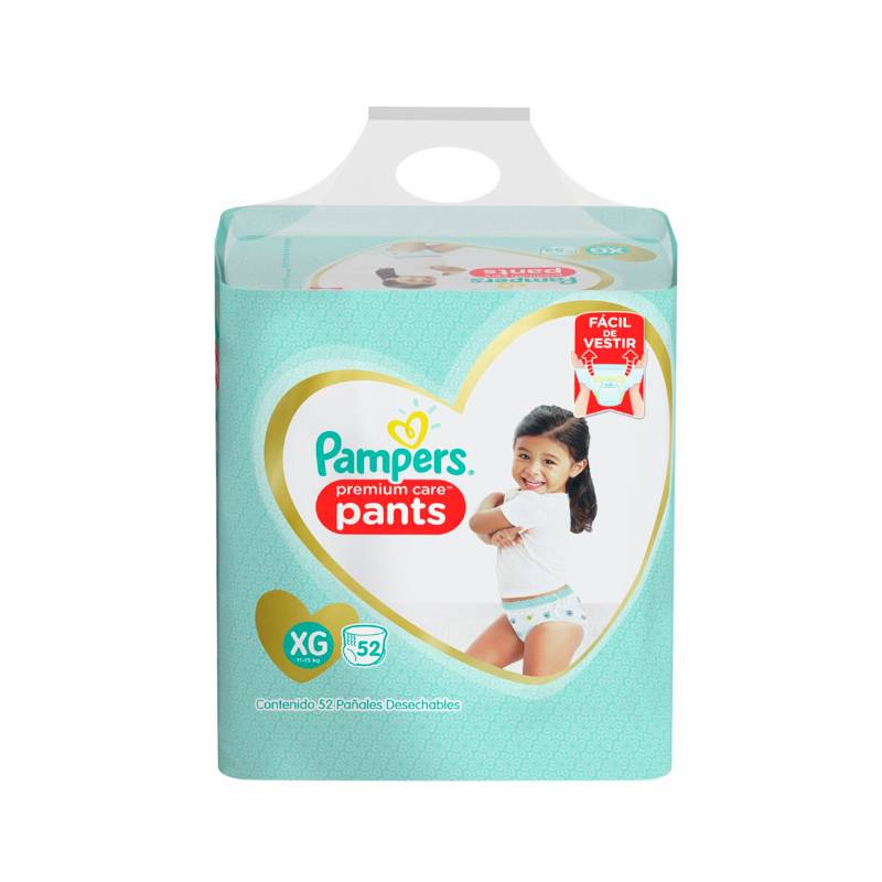 PAMPERS - 2 Paquete Pampers Pants Premium Care 104u Talla Xg