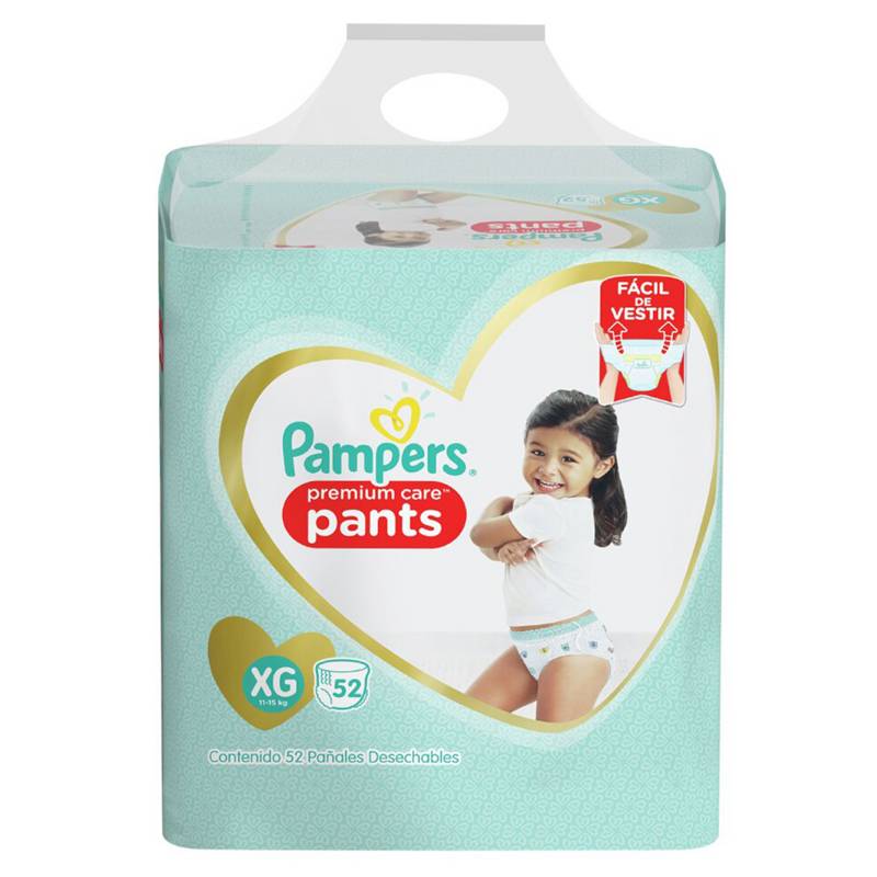PAMPERS - 3 Pañales Pampers Pants Premium Care 156u Talla Xg