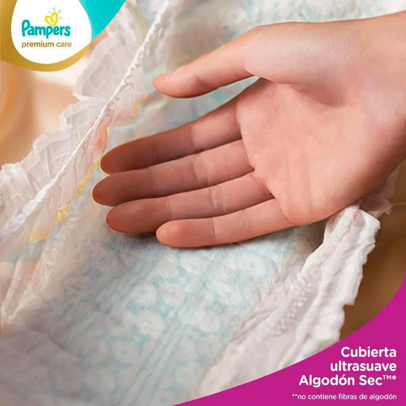 Pampers - Pañales Pampers Premium Care 86 Unidades Talla M