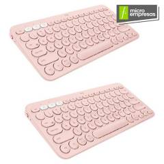 LOGITECH - Teclado K380 Multi-Device Bluetooth Keyboard Pink