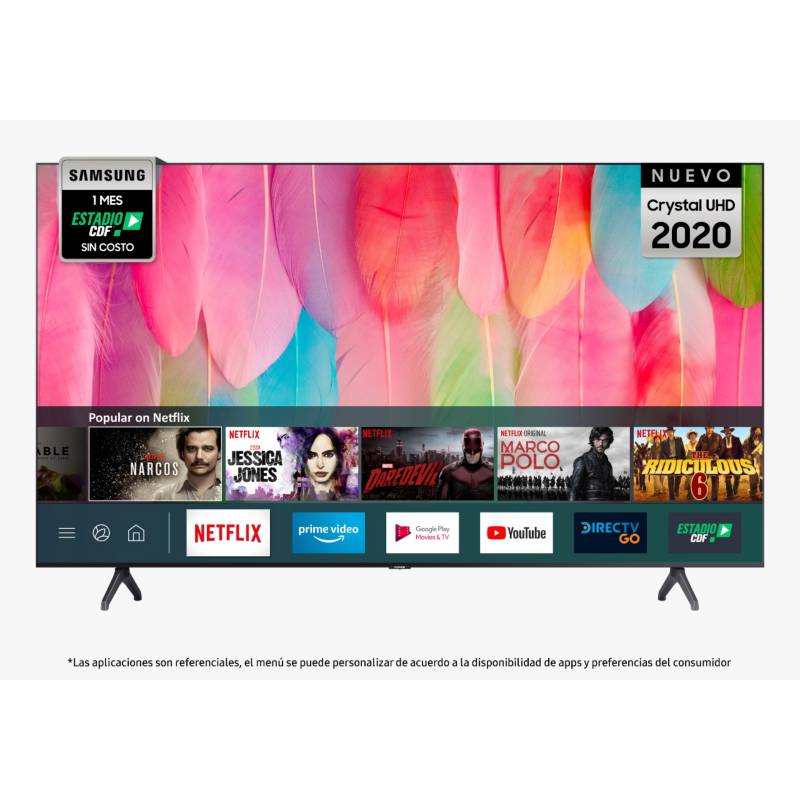 SAMSUNG - LED 50" UN50TU7100GXZS 4K Ultra HD Smart TV