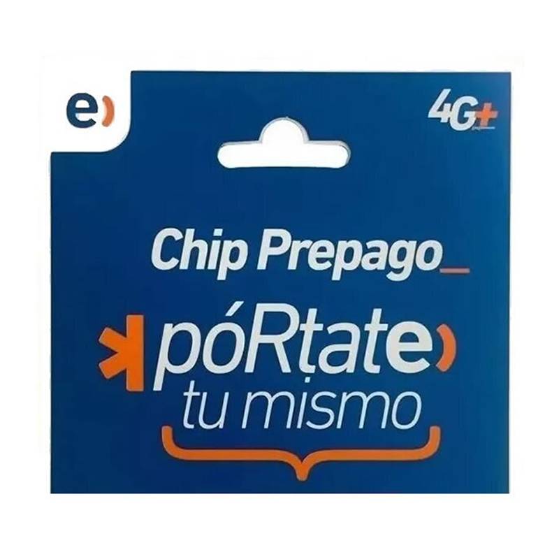 ENTEL - Chip Prepago Entel Sim Card  Carga Inicial