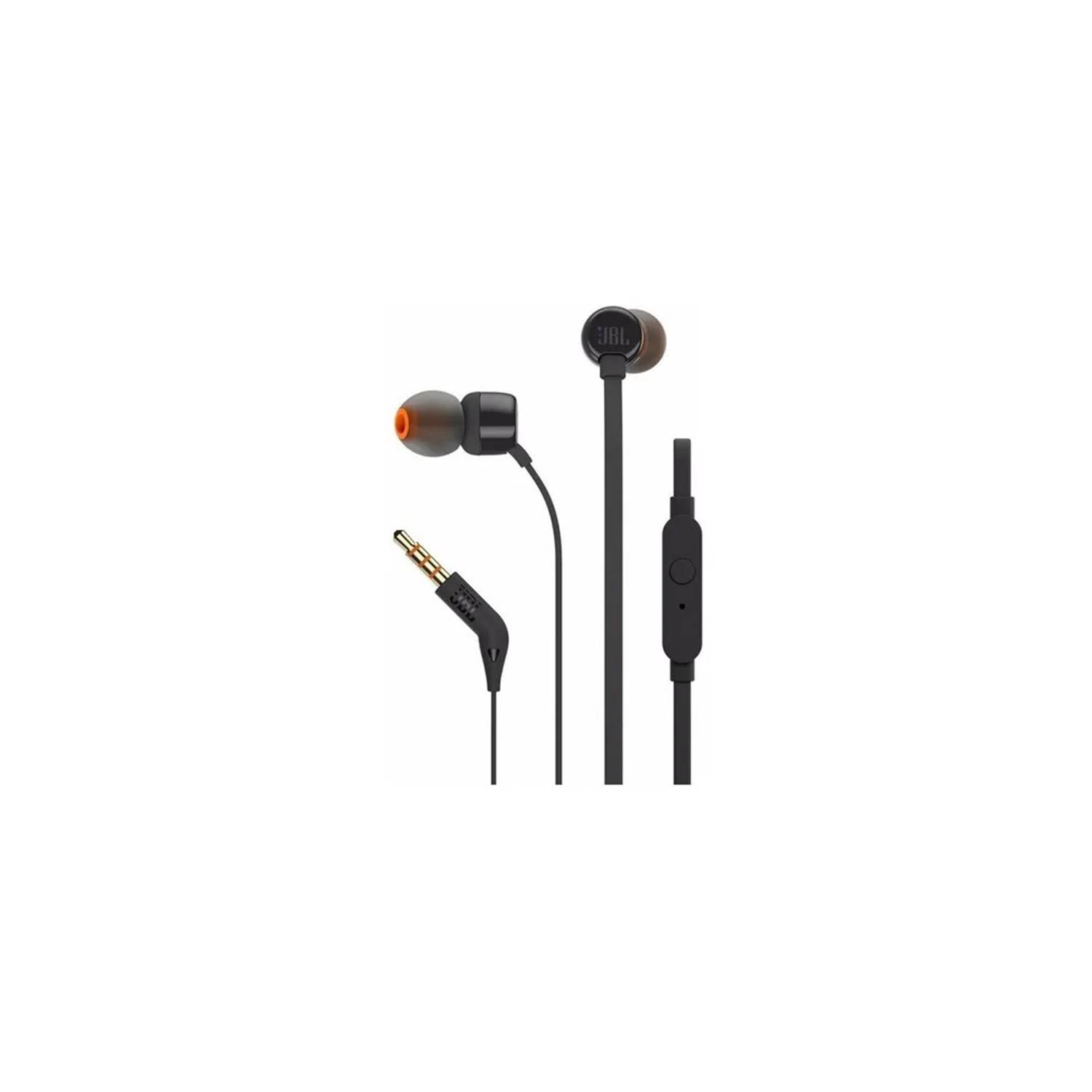 AUDIFONOS JBL TUNE T110 IN EAR CABLE PLANO