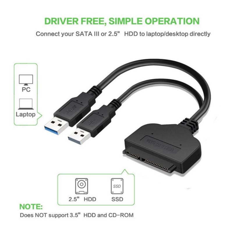 ADAPTADOR SATA 2.5 A USB 3.0
