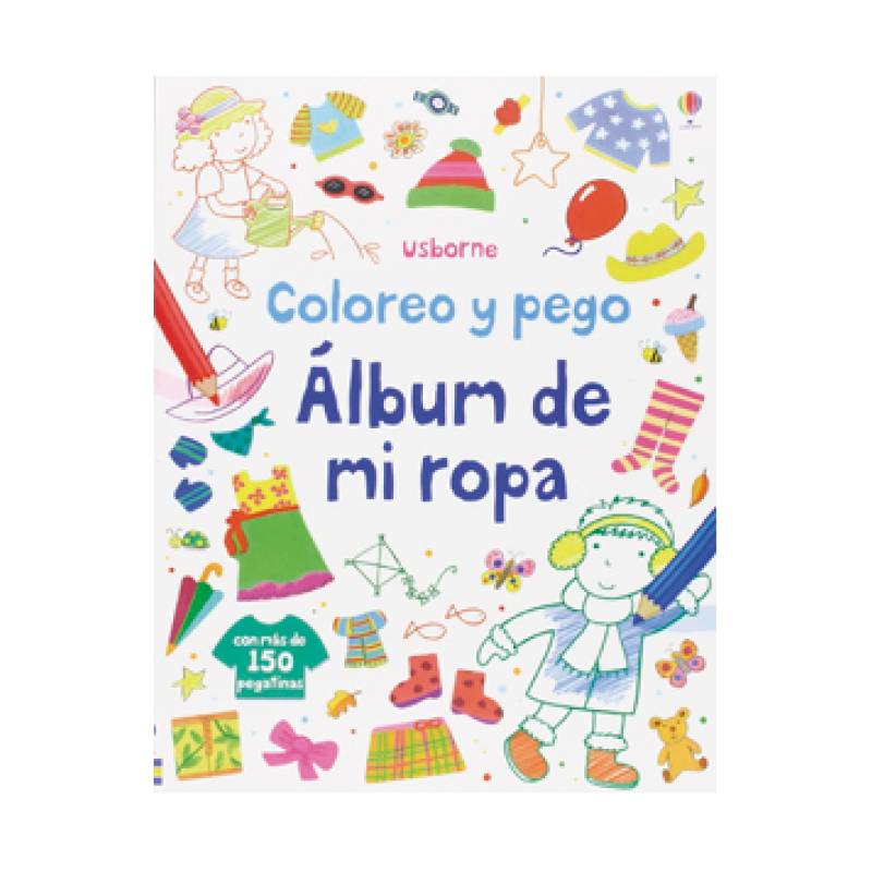 USBORNE - Album De Mi Ropa - Coloreo y Pego