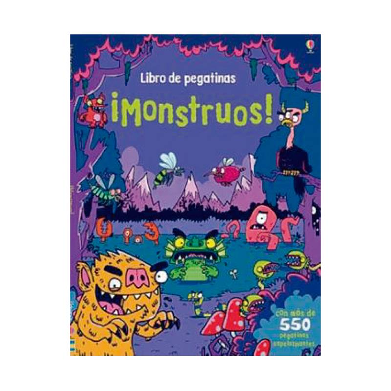 Libro pegatinas entre monstruos - Usborne