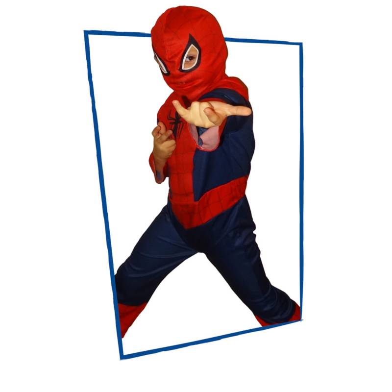 MARVEL - Disfraz Basico Spiderman 6 a 7 años Marvel Pronobel
