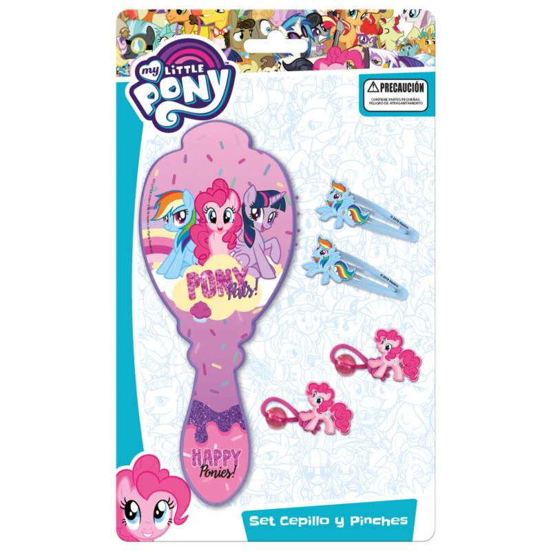 MY LITTLE PONY - Set Cepillo Y Pinches My Little Pony
