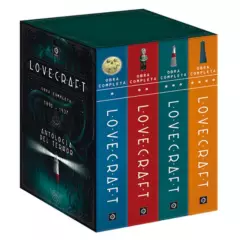 EDIMAT LIBROS - H.P. Lovecraft Obras Completas 4 Volumenes