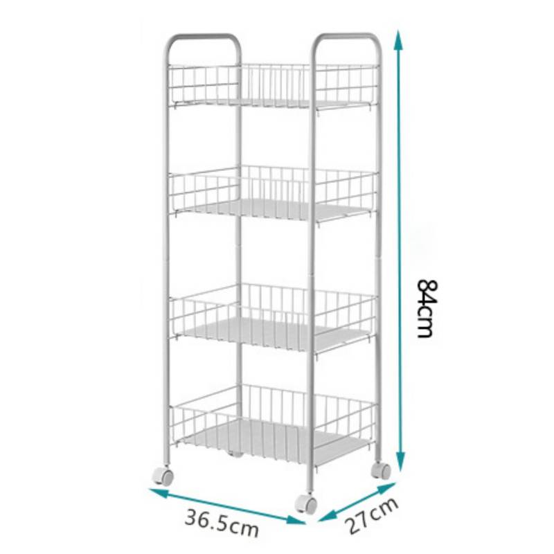 Estante Organizador De 4 Niveles Belug Color Blanco