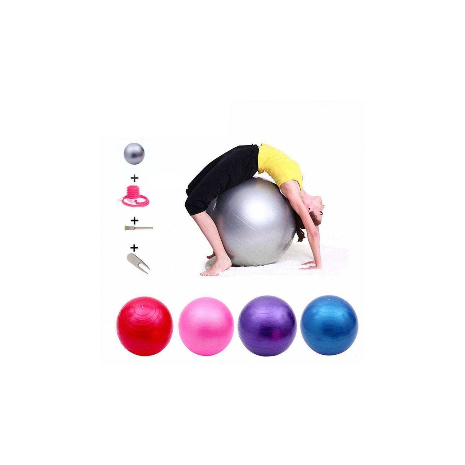 Pelota Pilates Yoga 75 Azul