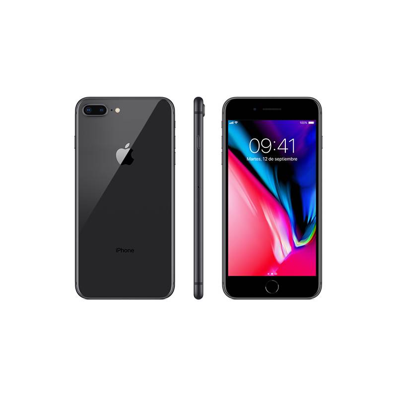 APPLE iPhone 8 Plus 64GB - Space Gray - Reacondicionado ...