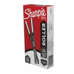 SHARPIE - Roller Sharpie Punta Fina Negro x12