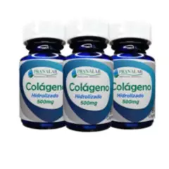 PRANALAB - Colágeno hidrolizado pack 3 frascos  270 cápsulas