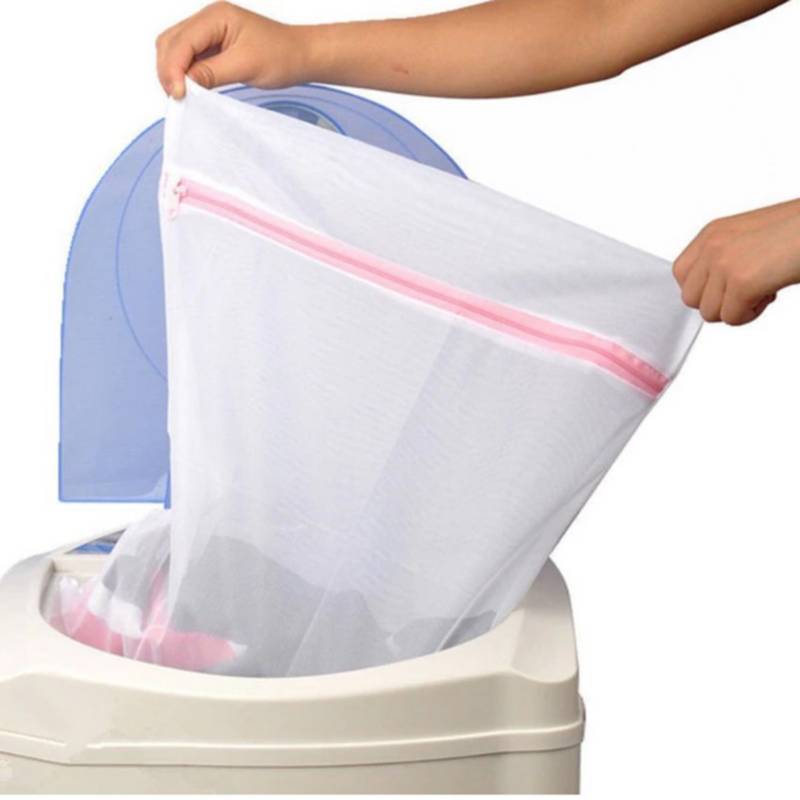GENERICO - Bolsas malla lavandería para lavar ropa tamaño m 40cm x 50cm