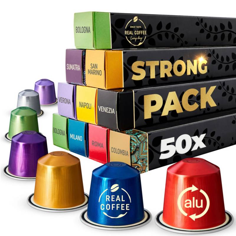 REAL COFFEE - Pack 50 Capsulas Compatibles Real Coffee