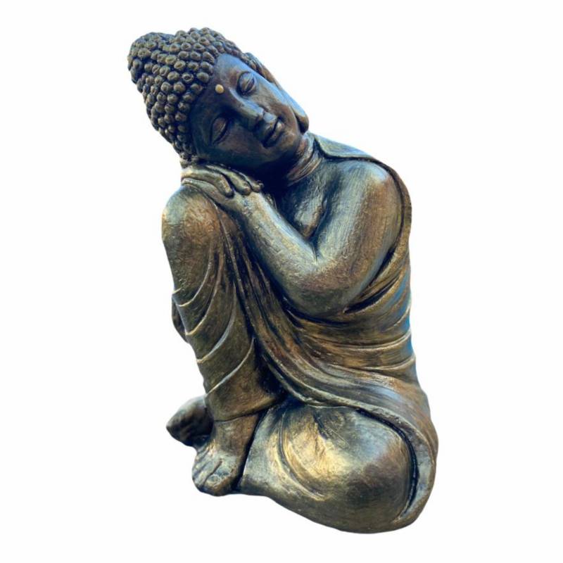 SAT NAM INSPIRES - Figura Buda Durmiente Dorado 50 cm