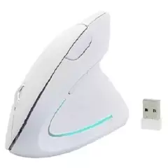 OEM - Mouse Vertical Ergonómico Inalámbrico Blanco