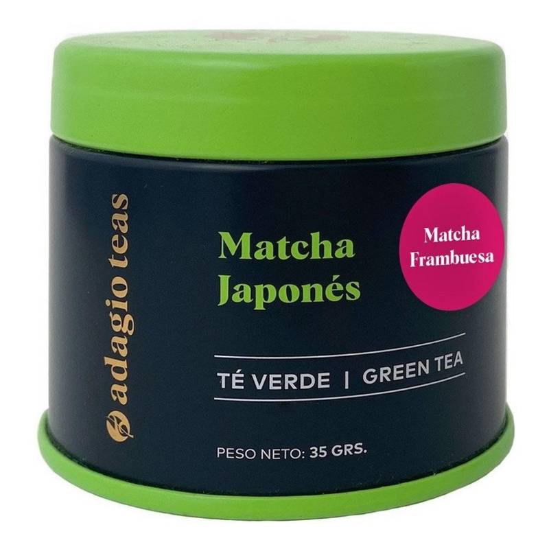 ADAGIO TEAS - Té Matcha Frambuesa 35 gramos