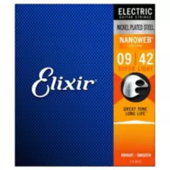ELIXIR - Elixir 12002 NANOWEB 09-42 Cuerdas Guit Eléct Super Light