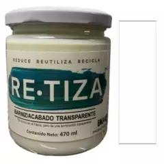 RETIZA - BARNIZ TRANSPARENTE 470 ml. Acabado/protección  base agua