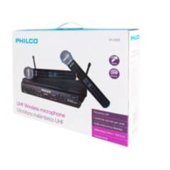 PHILCO - Micrófonos Inalámbricos UHF Philco Wu-828