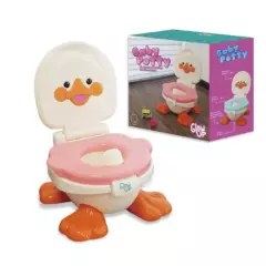GLOWUP - Pelela Patito Duck Baby Potty 3En1 Rosada
