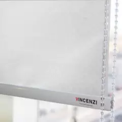 VINCENZI - Cortina Blackout Blanca 220x230cm
