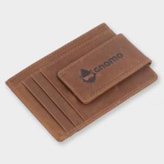 GNOMO - Tarjetero Novip Brown Leather