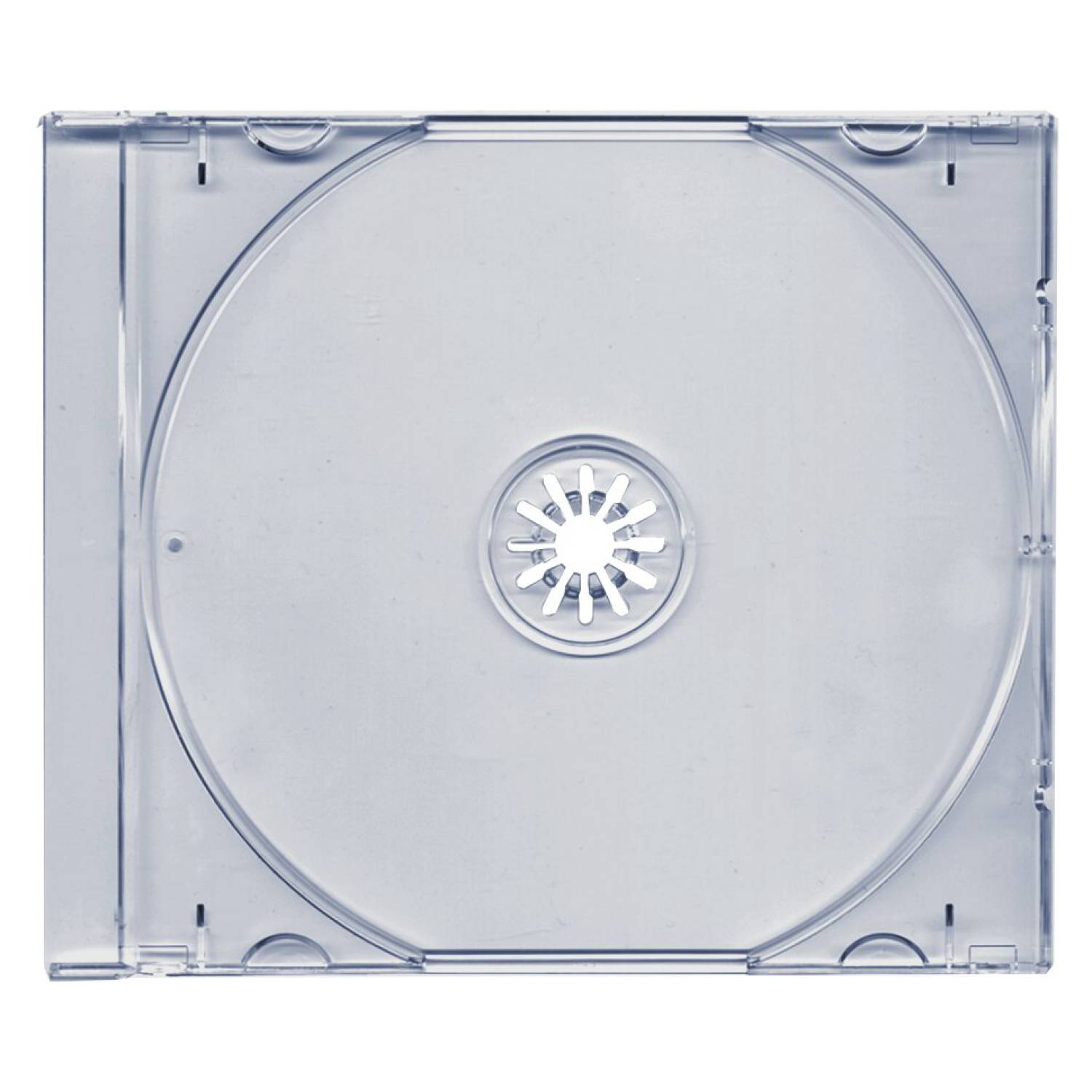 Caja para 2 cd jewelbox, transparente