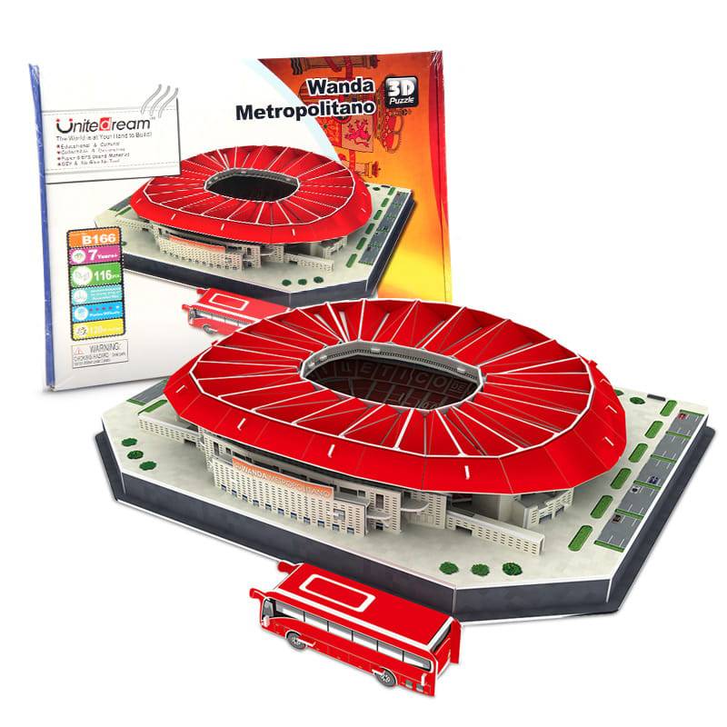 Sorprendido Plausible enlazar GENERICO Puzzle 3D Wanda Metropolitano Atletico De Madrid 116 Piezas |  falabella.com