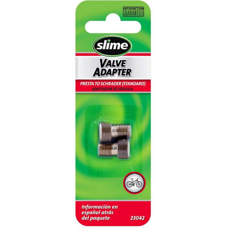 SLIME - Adaptador de válvula Presta a Schrader Slime