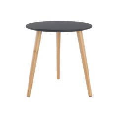URBAN PRODUCTS - MESA LATERAL AUXILIAR MADERA GRIS OSCURO 40X40CM URBAN PRODUCTS