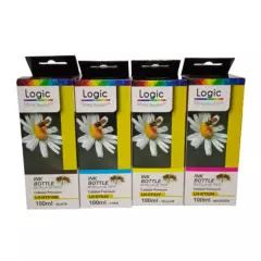 LOGIC - Pack 4 Tintas Lh-gt51 Gt52 100ml 315 5820 Logic Premiun