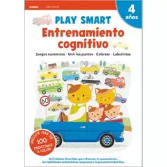 EDELVIVES - Libro Play Smart - 4 Años. Cuad 4. Entrnamiento Cognitivo