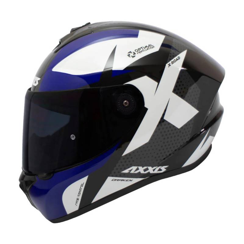 AXXIS - Casco Integral Axxis Draken X-road B1 Azulnegro TALLA XL