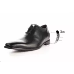 MAX DENEGRI - Zapato de Altura para Hombre Lawrence Negro Max Denegri 7cms