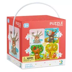 DODO - Puzzle 4 En 1 4 Estaciones 72 Piezas