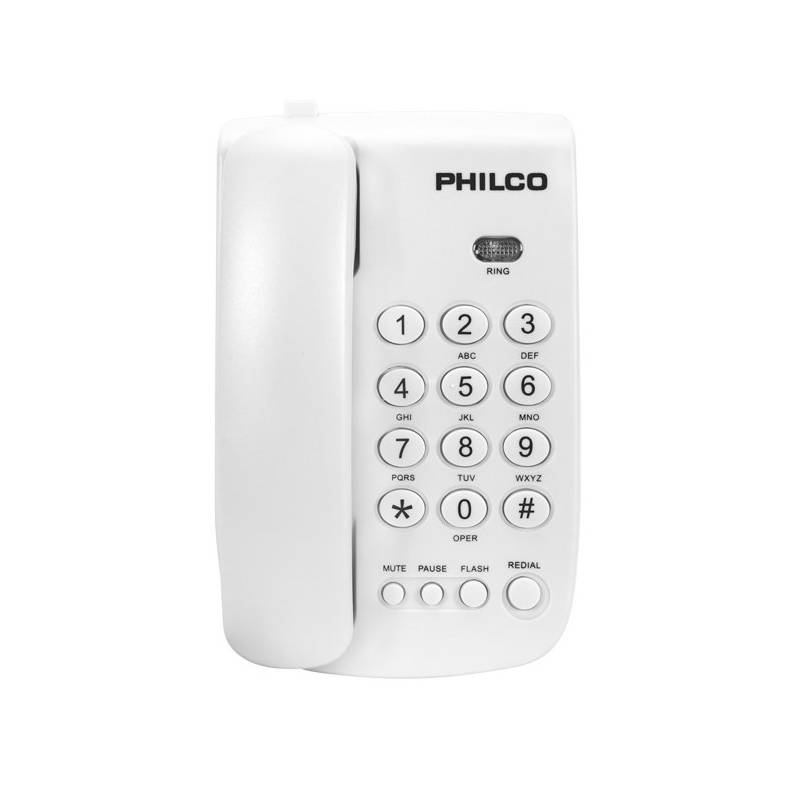 PHILCO - Teléfono De Sobremesa Philco 150WH Blanco Dismac