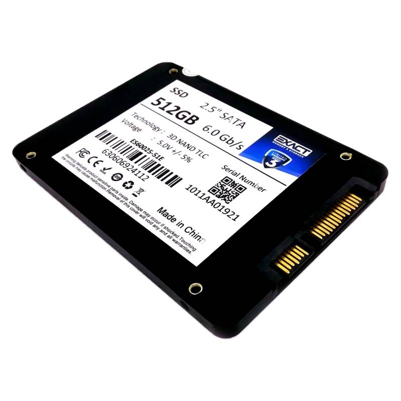 EXACT Disco SSD 2.5" 512GB Exact III 6 Gb/s