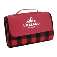 AUCKLAND OUTDOOR - Mat De Picnic Y Camping Auckland Outdoor Escosesa Rojo