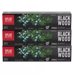 SPLAT - Pack 3 Pasta Dental Blanqueadora Blackwood 75ml