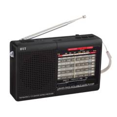 IRT - Radio Portatil IRT AM/FM/SW/USB/MSD 9 bandas negra Dismac