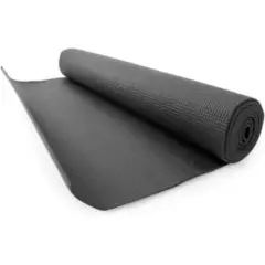 CRUSEC - Yoga Mat 6mm PVC 173cm x 61cm - Negro