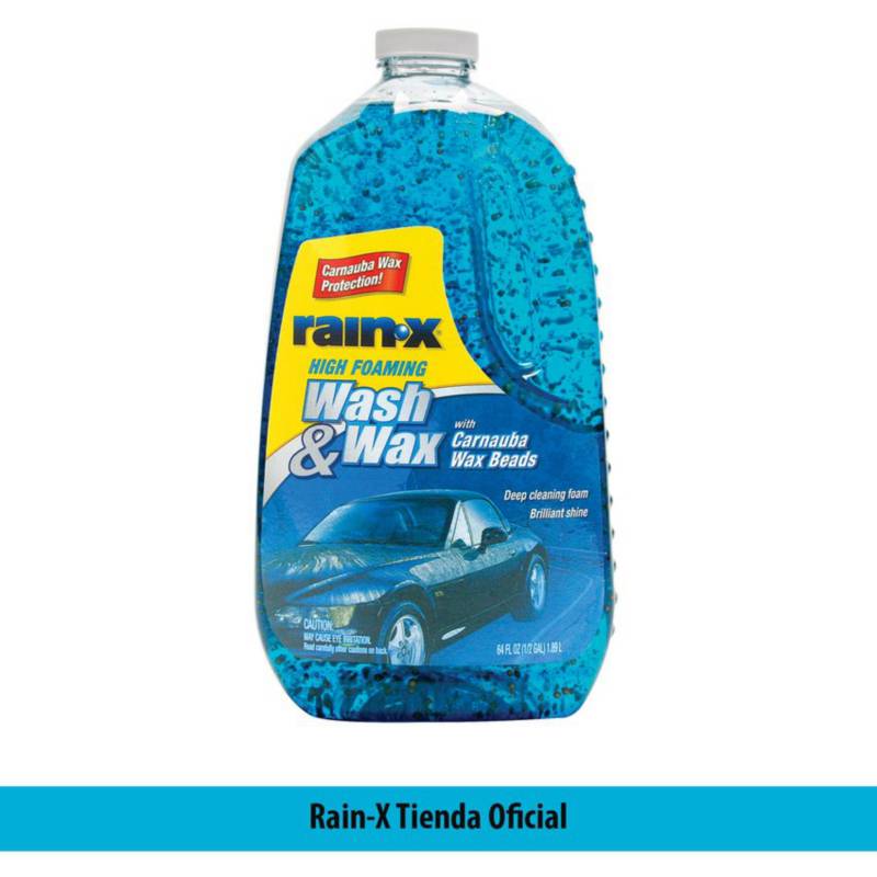 RAIN X - Shampoo con Cera de Carnauba Rain-x Wash & Wax 1.89 Lts