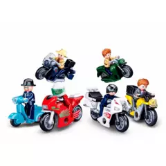 SLUBAN - Set 6 Motocicletas (Armable de 398 piezas)