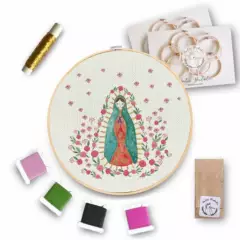 MARTIN BORDADOR - Kit de Bordado Virgen de Guadalupe